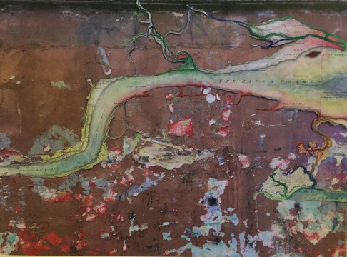 The River and the Wall (92cm x 40cm)